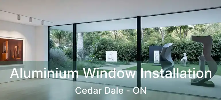  Aluminium Window Installation Cedar Dale - ON