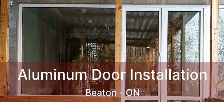  Aluminum Door Installation Beaton - ON