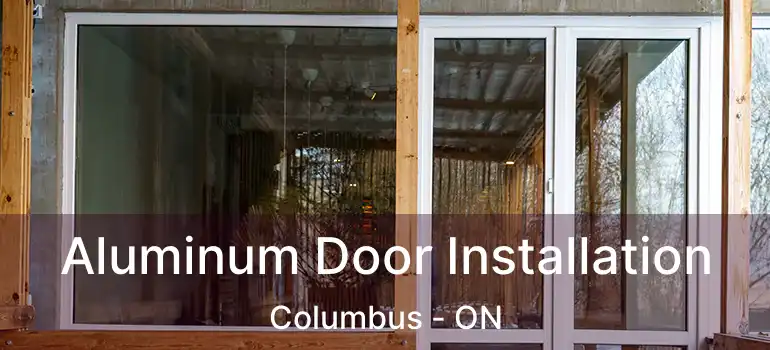  Aluminum Door Installation Columbus - ON