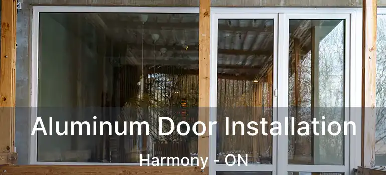  Aluminum Door Installation Harmony - ON