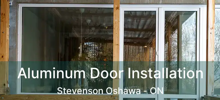  Aluminum Door Installation Stevenson Oshawa - ON