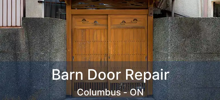  Barn Door Repair Columbus - ON