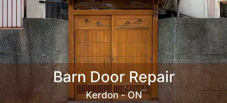  Barn Door Repair Kerdon - ON