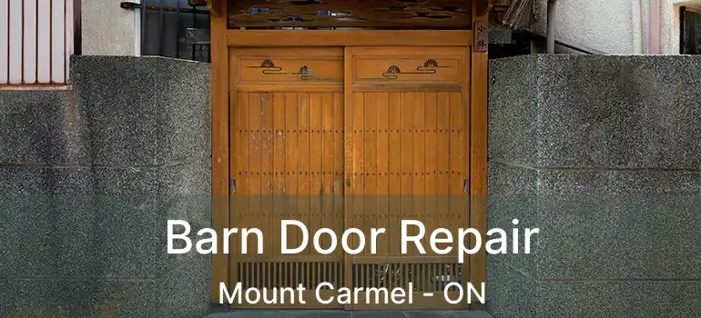  Barn Door Repair Mount Carmel - ON