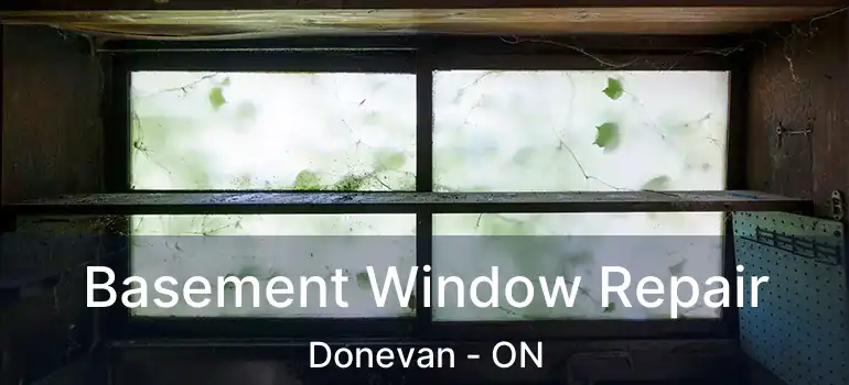  Basement Window Repair Donevan - ON