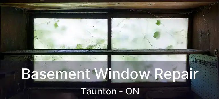  Basement Window Repair Taunton - ON