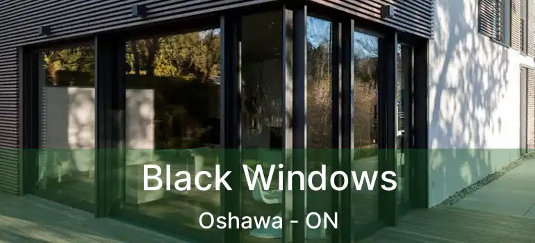  Black Windows Oshawa - ON