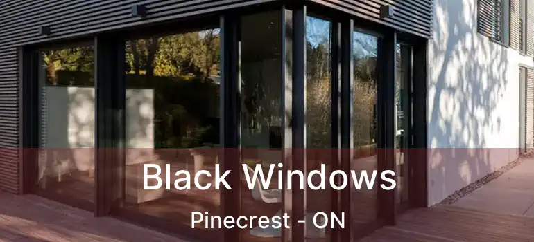  Black Windows Pinecrest - ON