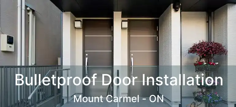  Bulletproof Door Installation Mount Carmel - ON