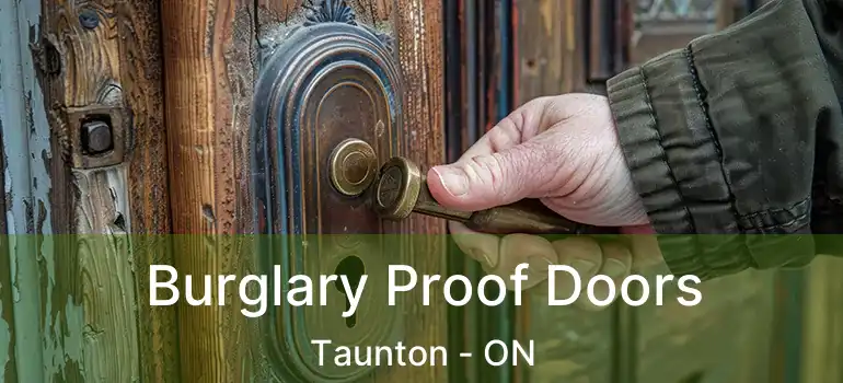  Burglary Proof Doors Taunton - ON