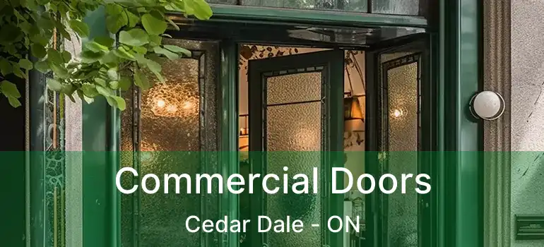  Commercial Doors Cedar Dale - ON