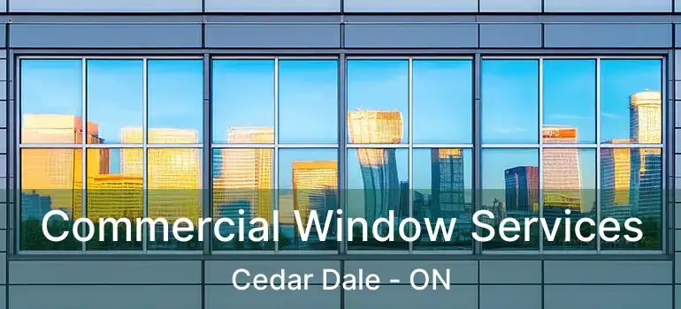  Commercial Window Services Cedar Dale - ON