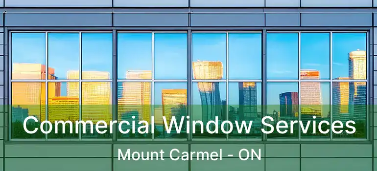  Commercial Window Services Mount Carmel - ON