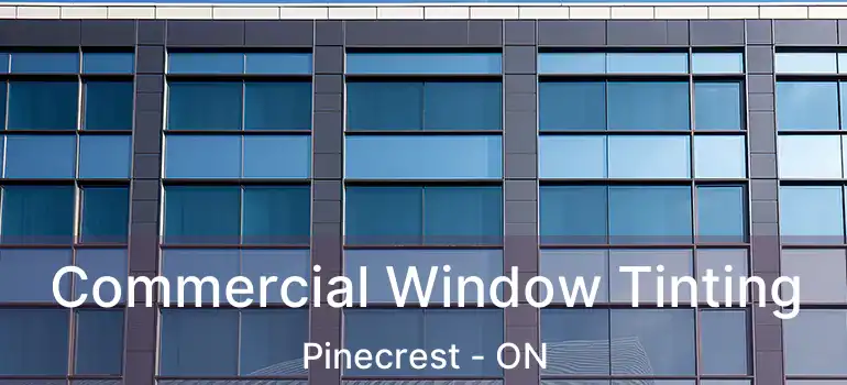  Commercial Window Tinting Pinecrest - ON