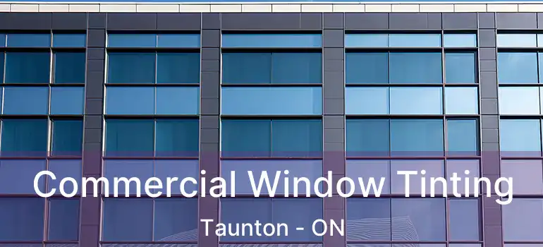  Commercial Window Tinting Taunton - ON