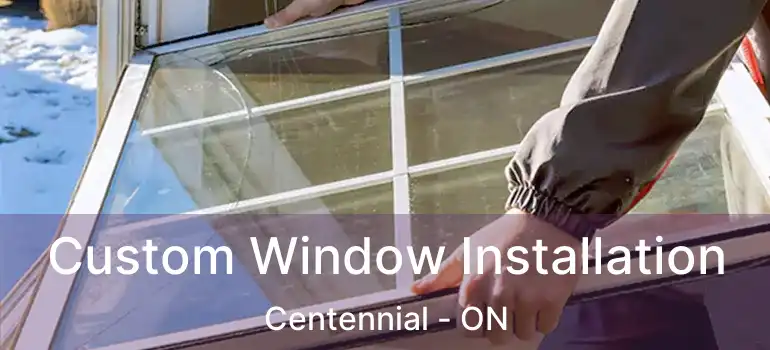  Custom Window Installation Centennial - ON