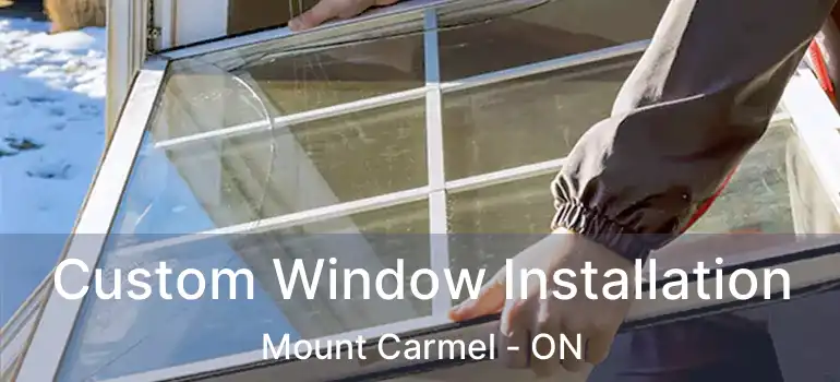  Custom Window Installation Mount Carmel - ON