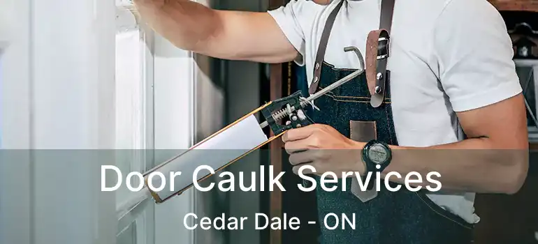  Door Caulk Services Cedar Dale - ON