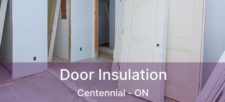  Door Insulation Centennial - ON