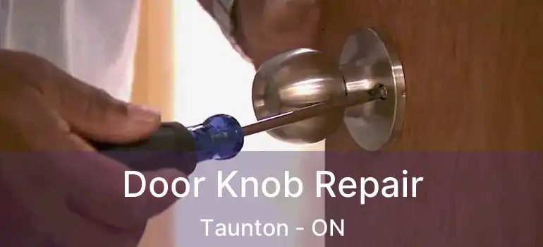  Door Knob Repair Taunton - ON