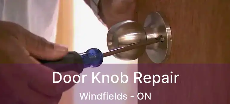  Door Knob Repair Windfields - ON