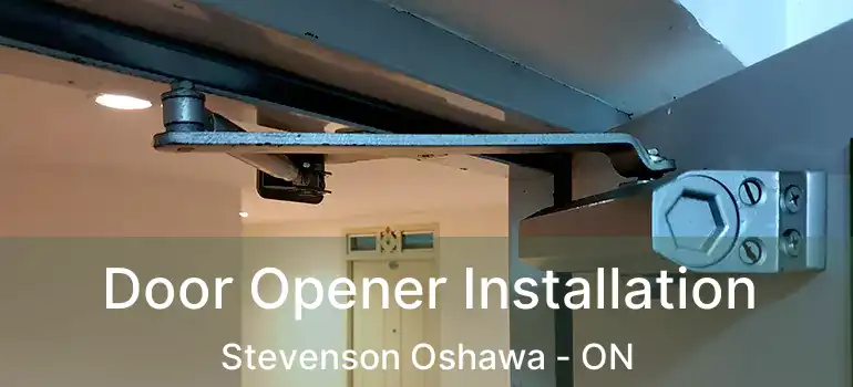  Door Opener Installation Stevenson Oshawa - ON