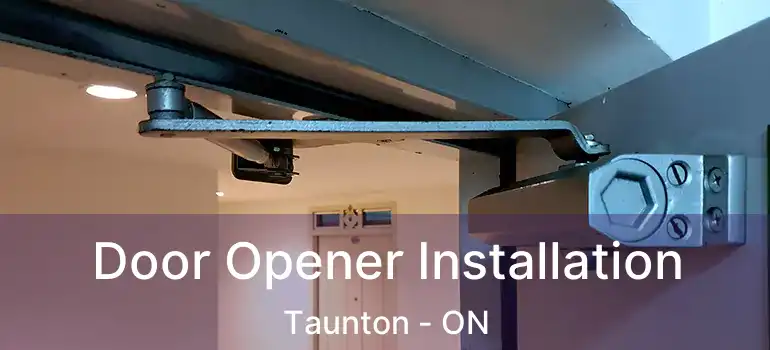  Door Opener Installation Taunton - ON