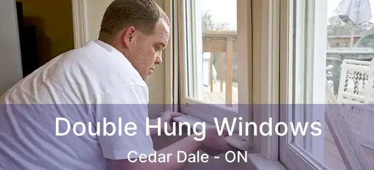  Double Hung Windows Cedar Dale - ON