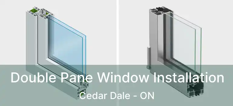  Double Pane Window Installation Cedar Dale - ON