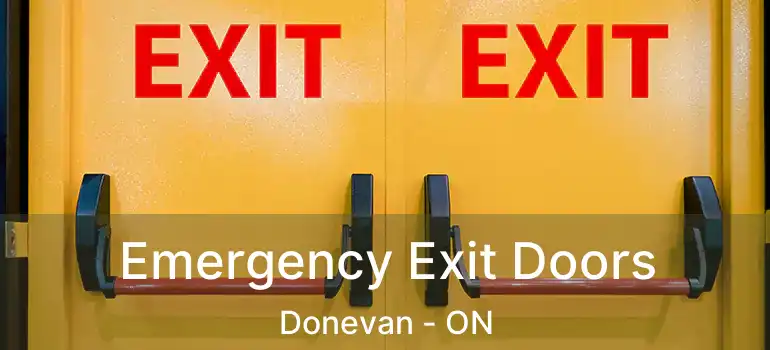  Emergency Exit Doors Donevan - ON