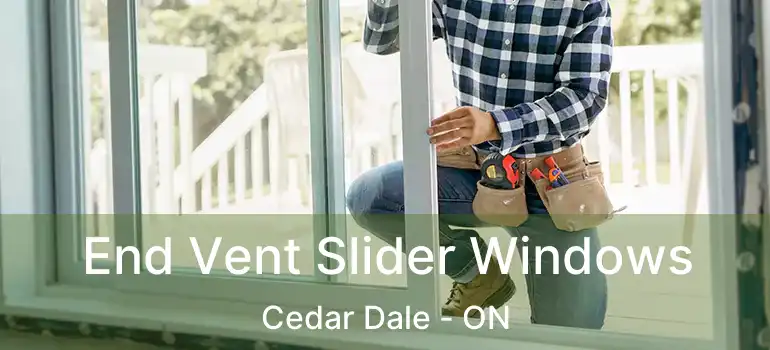  End Vent Slider Windows Cedar Dale - ON