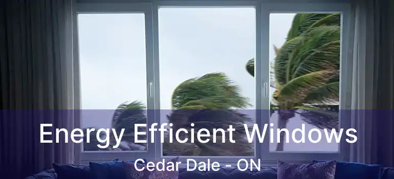  Energy Efficient Windows Cedar Dale - ON