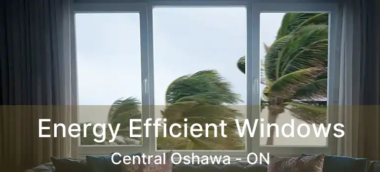  Energy Efficient Windows Central Oshawa - ON