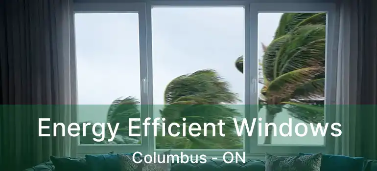  Energy Efficient Windows Columbus - ON