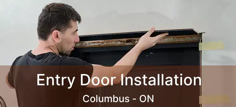  Entry Door Installation Columbus - ON