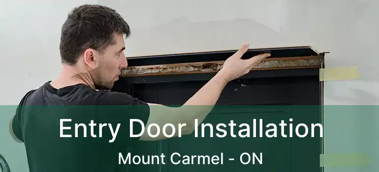  Entry Door Installation Mount Carmel - ON