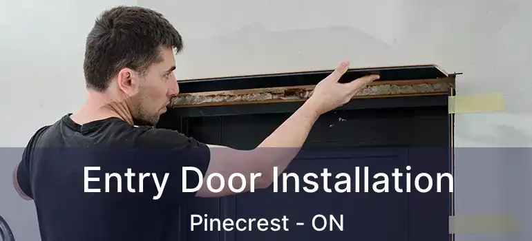  Entry Door Installation Pinecrest - ON