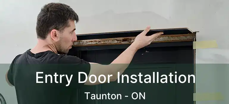  Entry Door Installation Taunton - ON