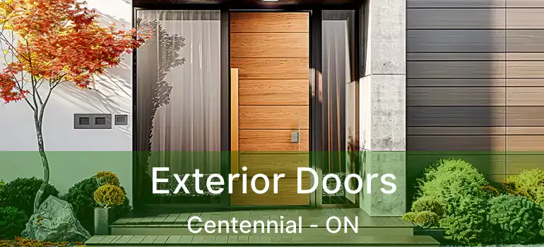  Exterior Doors Centennial - ON