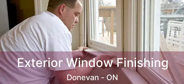  Exterior Window Finishing Donevan - ON