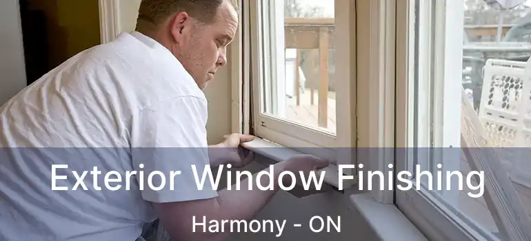  Exterior Window Finishing Harmony - ON