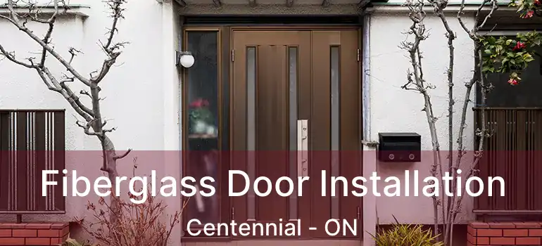  Fiberglass Door Installation Centennial - ON