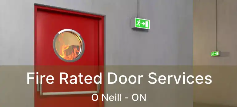  Fire Rated Door Services O Neill - ON