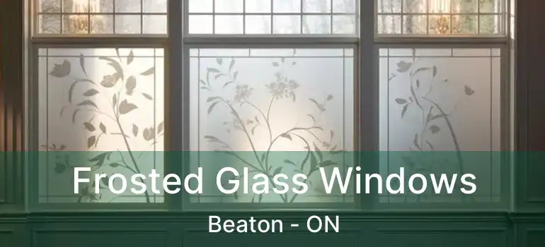  Frosted Glass Windows Beaton - ON