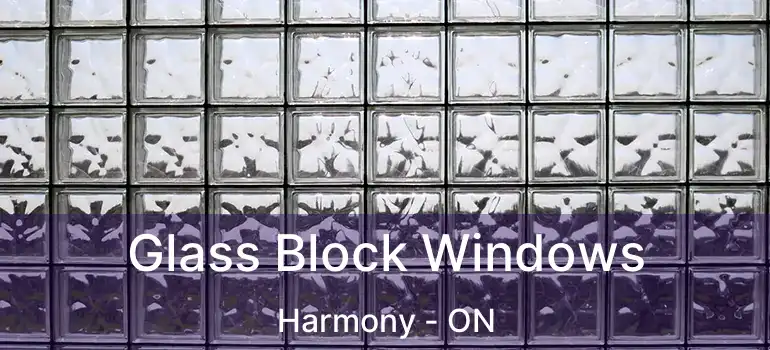  Glass Block Windows Harmony - ON