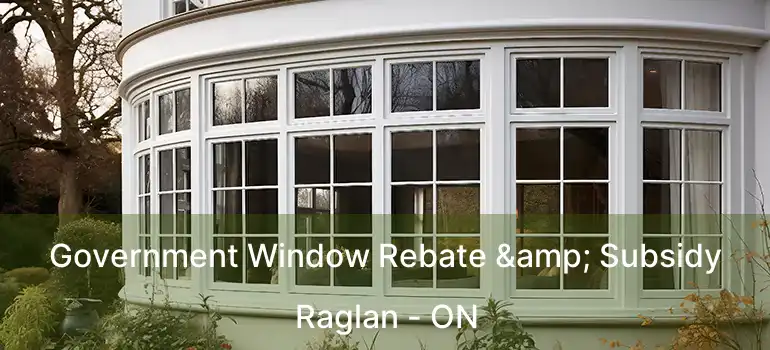  Government Window Rebate & Subsidy Raglan - ON