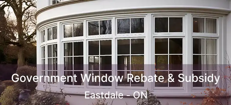  Government Window Rebate & Subsidy Eastdale - ON