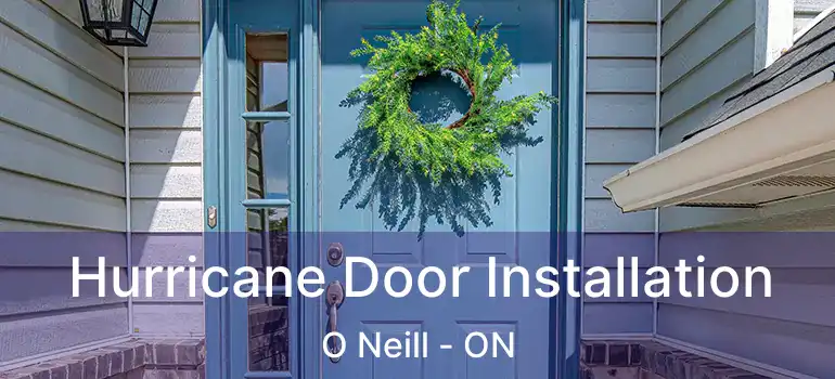  Hurricane Door Installation O Neill - ON