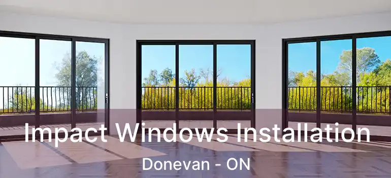  Impact Windows Installation Donevan - ON