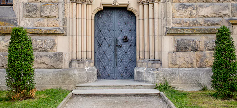 Traditional Double Front Doors in Oshawa, Ontario